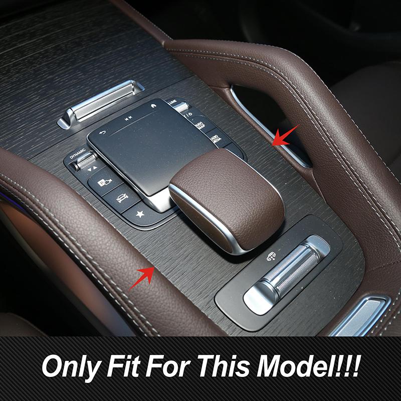 Carbon Pattern Central Control Gear Shift Frame Decoration Trim For Mercedes Benz GLE Class W167 V167 - Car Accessories