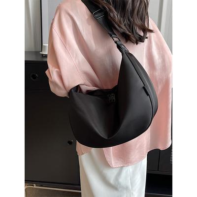 Dumpling Crescent Bag Women's New Casual Backpack Sport Shoulder Bag Japanese Versatile Crossbody Bag