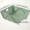 1 PCS Foldable Silicone Colander - Food Grade, Vegetable Fruit Drainer