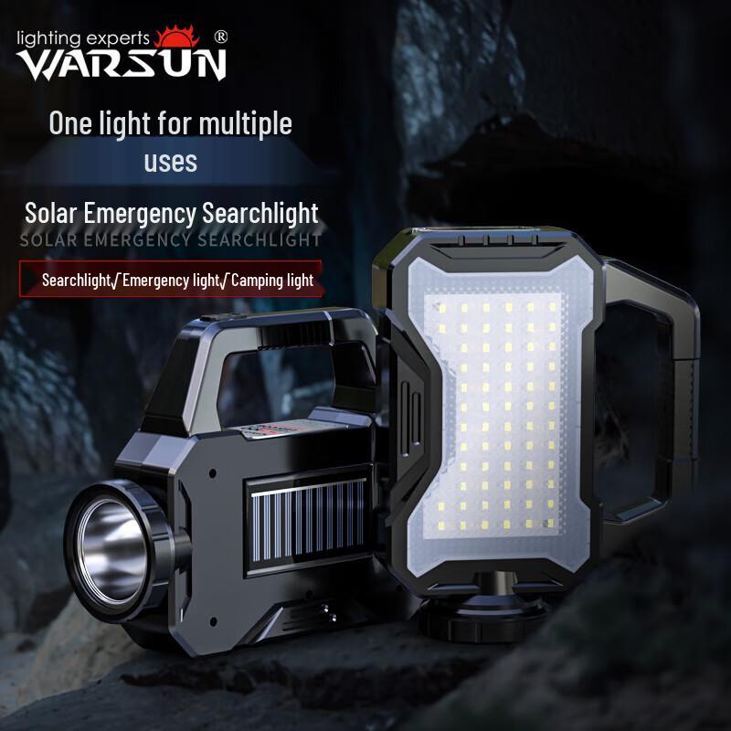 Wolsen WT100 Solar Rechargeable Flashlight