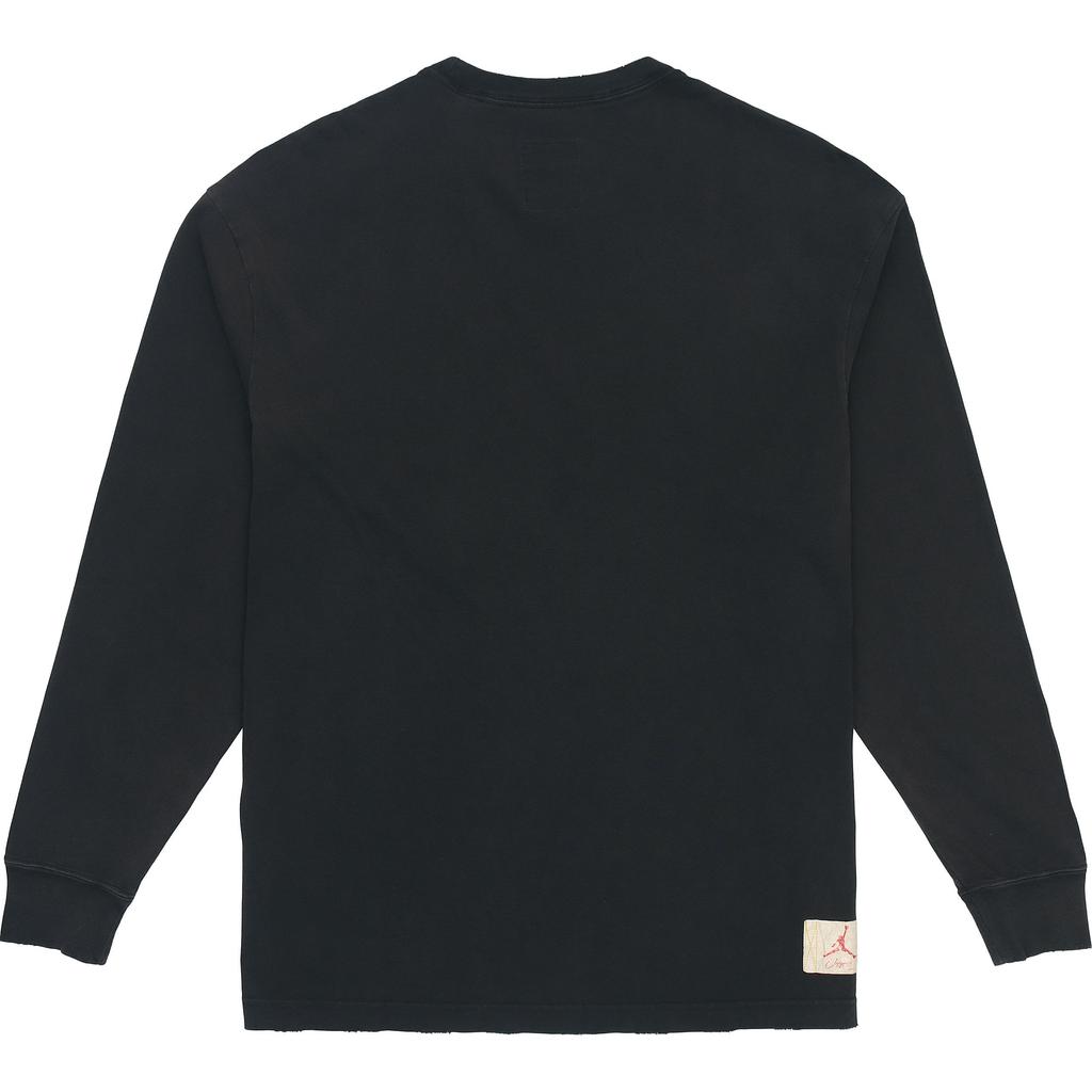 Air Jordan X Union M J Long-Sleeve T-Shirt (Asia Sizing) Off Noir Unisex Tops Black DM2842-045