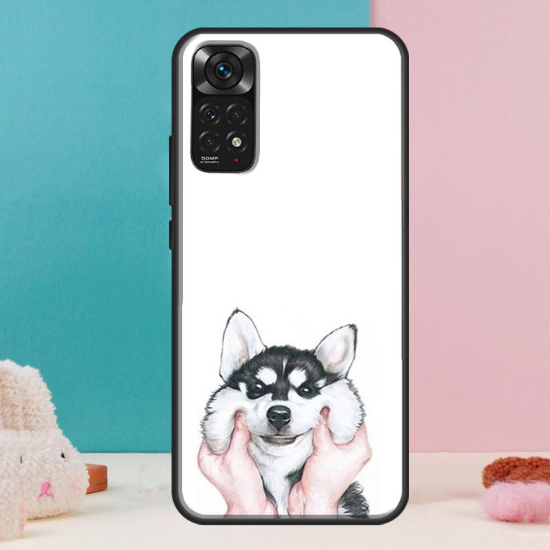 Siberian Husky Dog Case For Xiaomi Redmi Note 14 13 12 Pro 11 9 10 9S 10S 11S 12S Redmi 14C 13C 10C 12C Cover