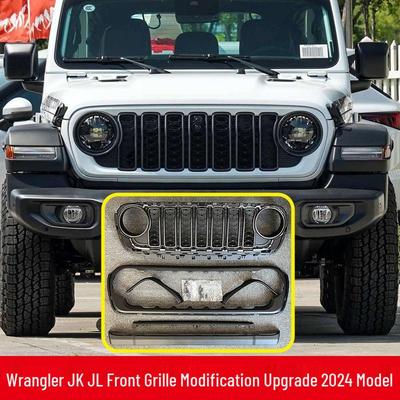 2024 Jeep Wrangler JK/JL JT Grille Upgrade: High-Configuration Front Conversion