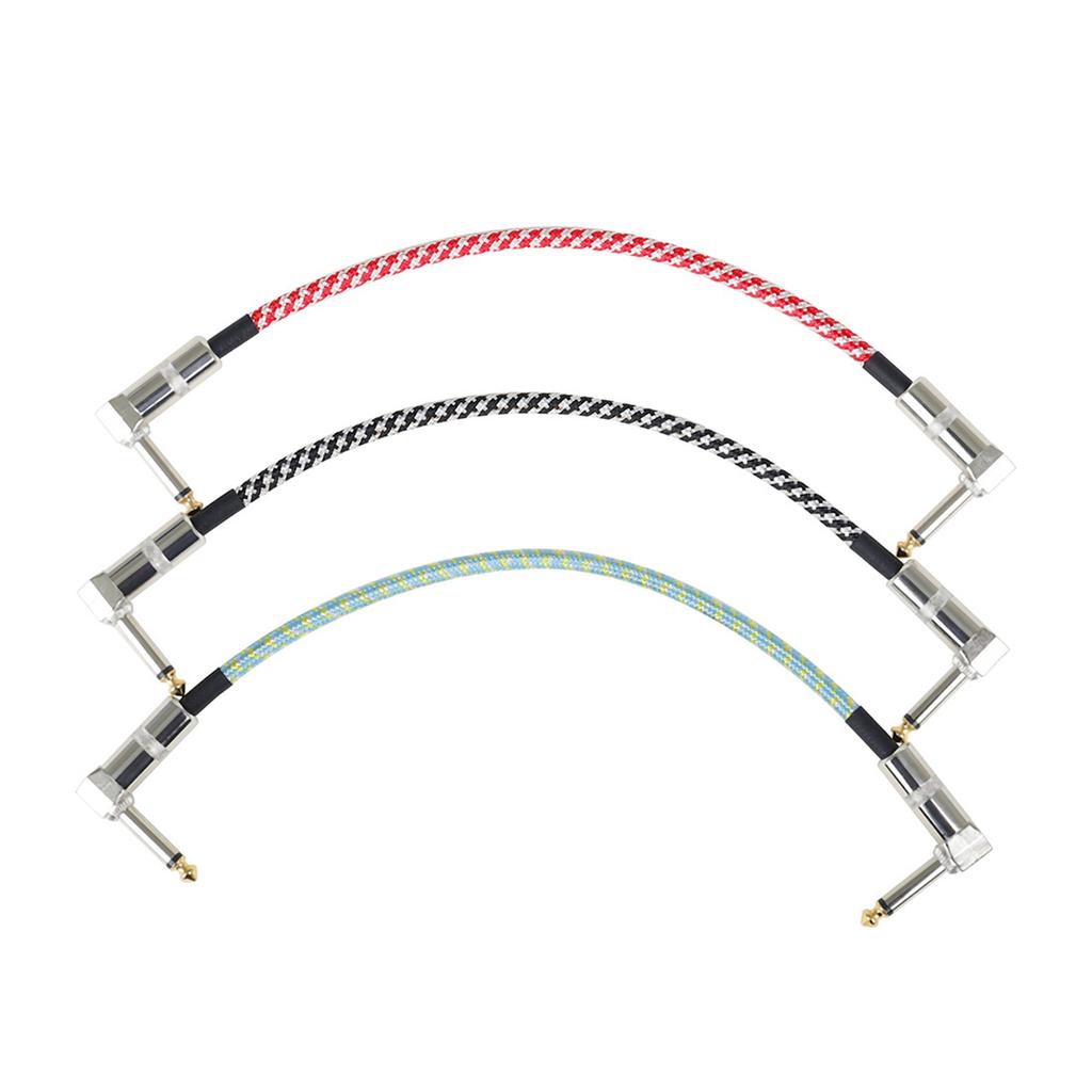 Guitar Patch Cables Professional Patch Cables for Guitar Pedals Low Noise Good Quality Guitar Patch Cable Right Angle