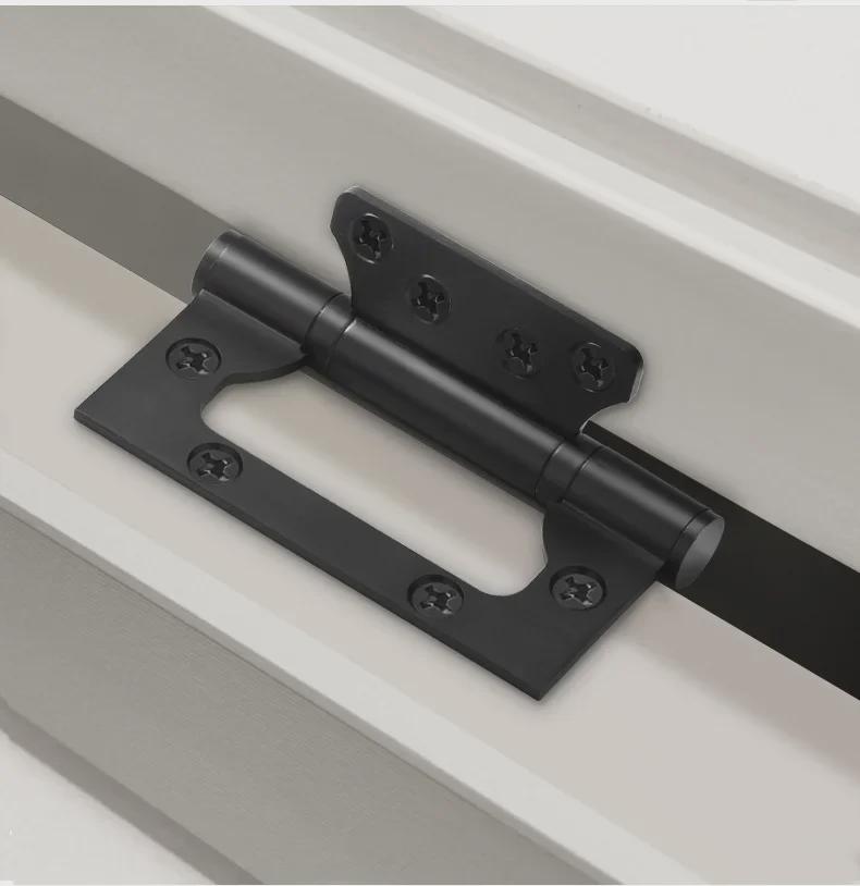 Haoti 4-Inch Stainless Steel Mother-and-Child Hinge for Wooden Doors