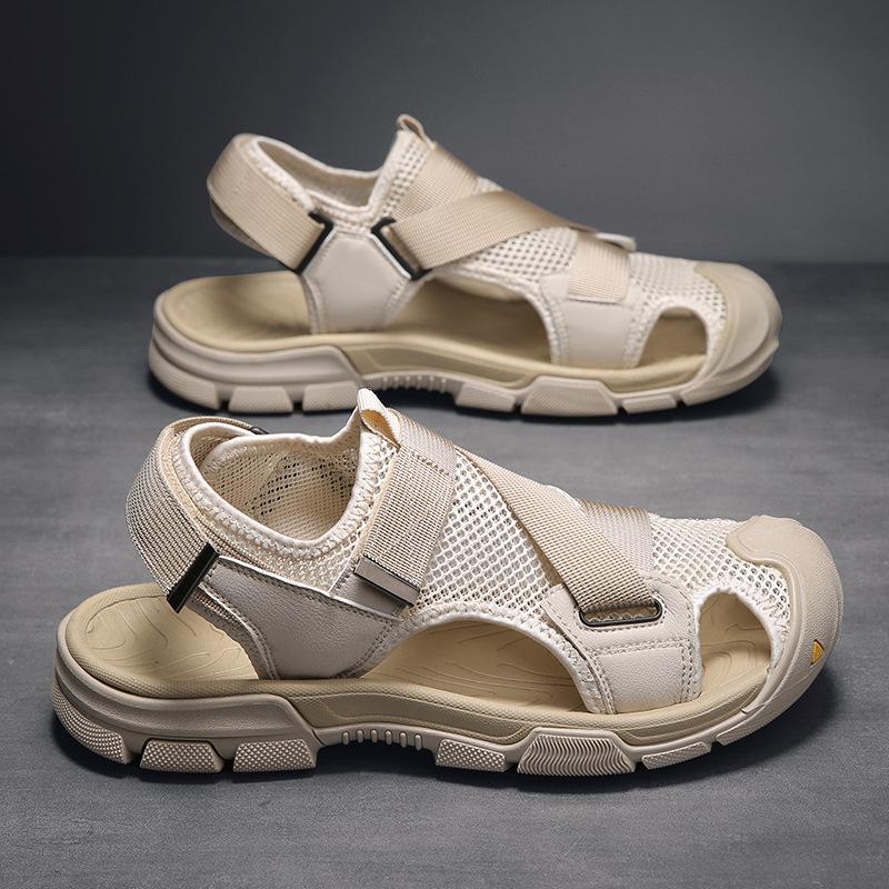 

Мужская обувь сандалии тапочки 2024 новые летние крутые пляжные туфли повседневные универсальные с открытым носком крутые тапочки прямая трансляция взрыв 44