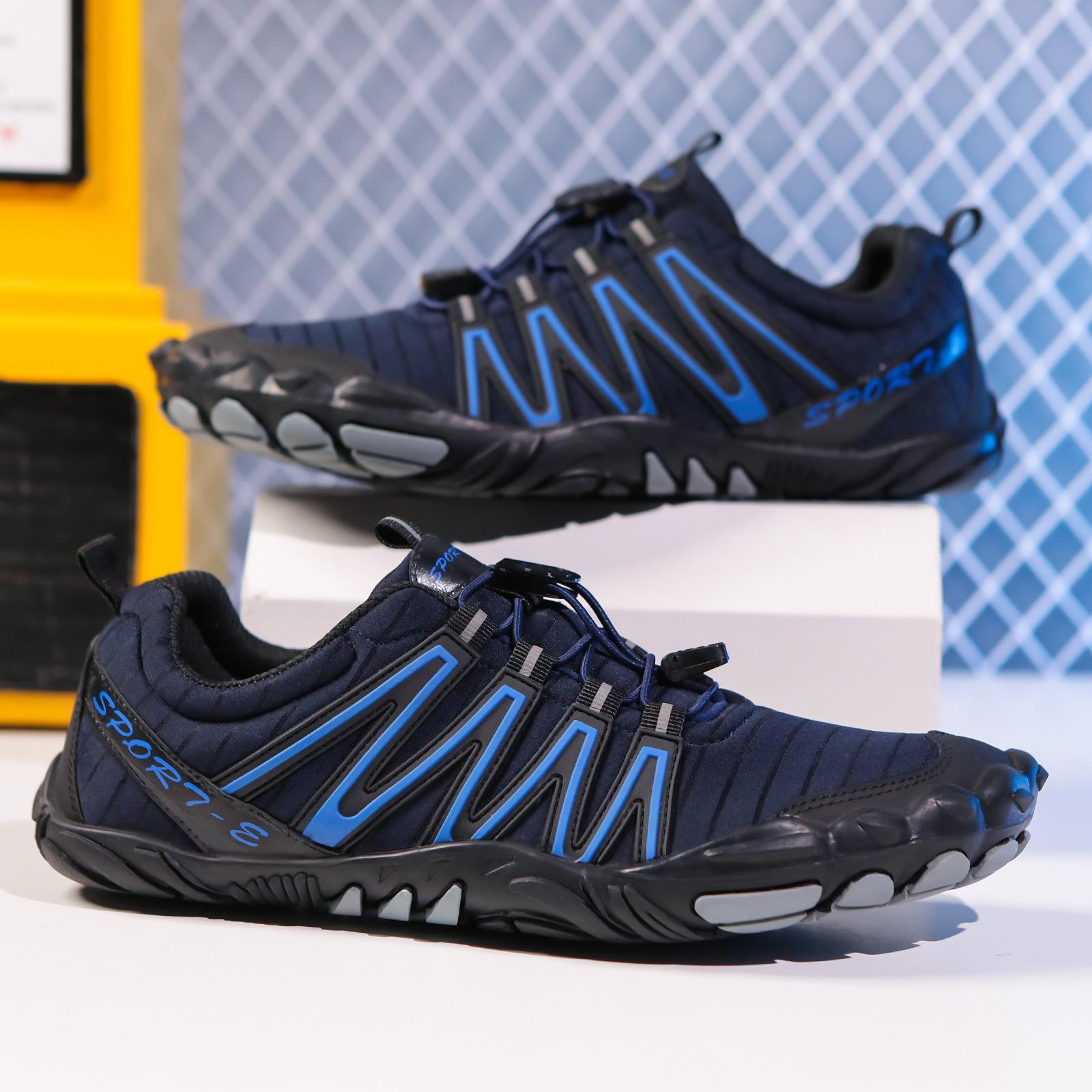 

New creek shoes men s and women s summer quick-drying non-slip wear-resistant breathable sand fishing tourism outdoor sports hiking shoes 47 темно-синього кольору