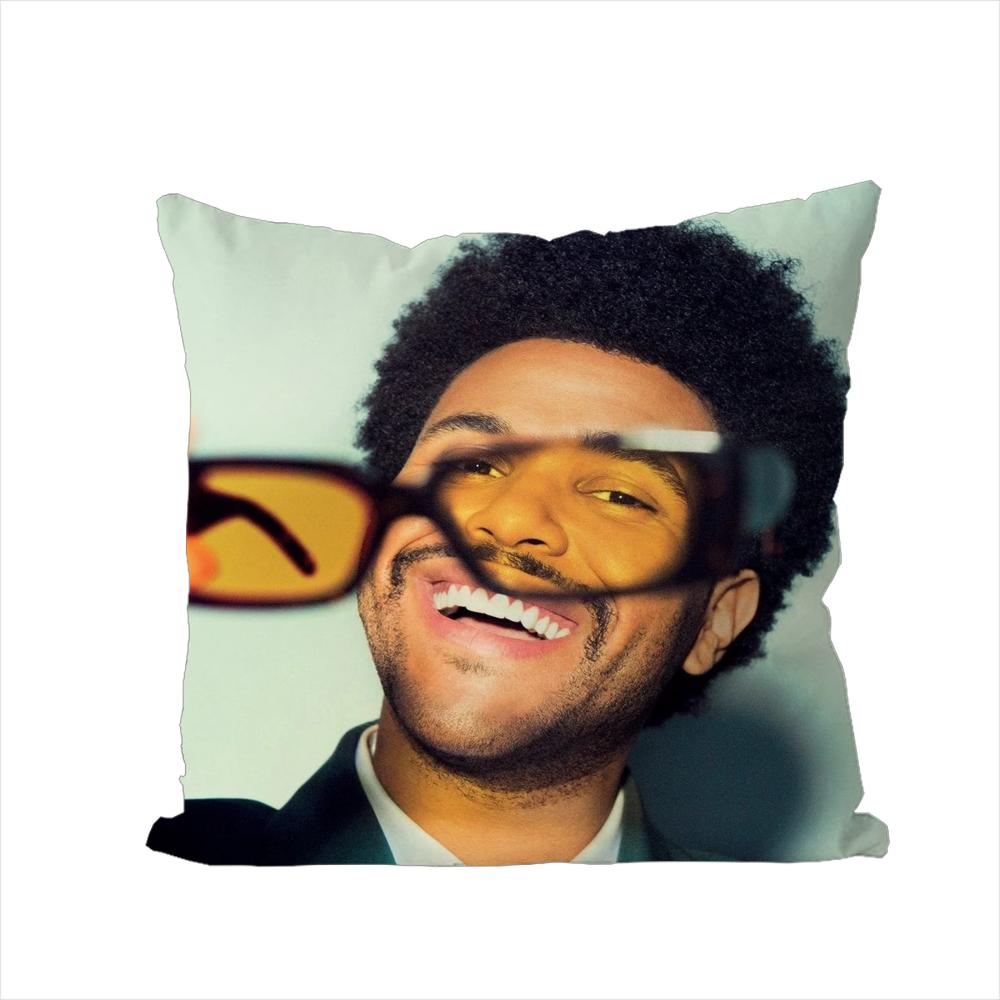 

Singer The Weeknd Pillow Case For Car Sofa Decorative Home Doublesided Print Plush Square Throw Pillow Cushion Cover 30x30cm