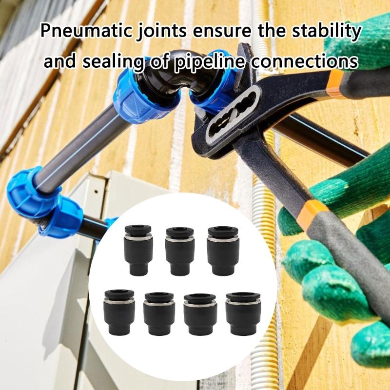 Upgrades Pneumatic Caps Style Plugs Fittings Push To Connect Pneumatic Plugs Fittings  for 5/16 Tubing In Air Systems