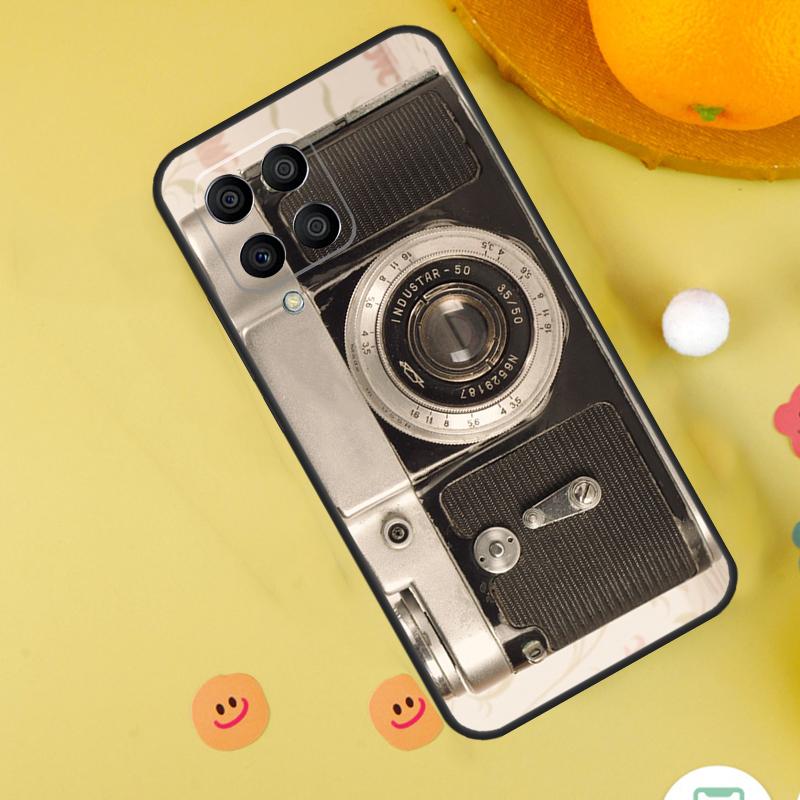 Retro Camera Vintage Case For Samsung Galaxy M20 M35 M55 M15 M32 M16 M36 M56 M54 M23 M52 M34 M14 M11 M31 M13 M53