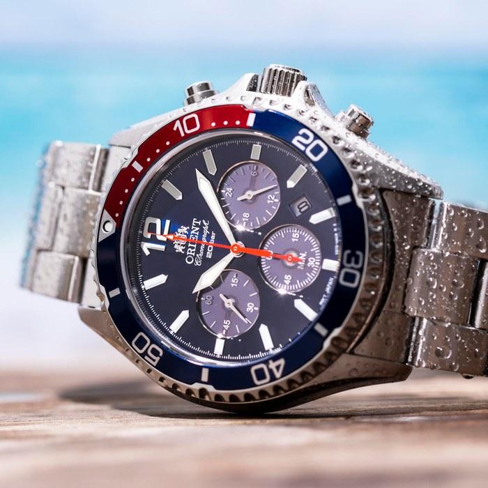 [Orient] Mako SOLAR PANDA RN-TX0201L Men's Navy