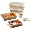 American Style Degradable Pulp Takeout Containers with Lids