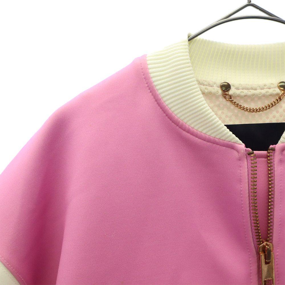 Diesel Print Blouson S Pink Women Used