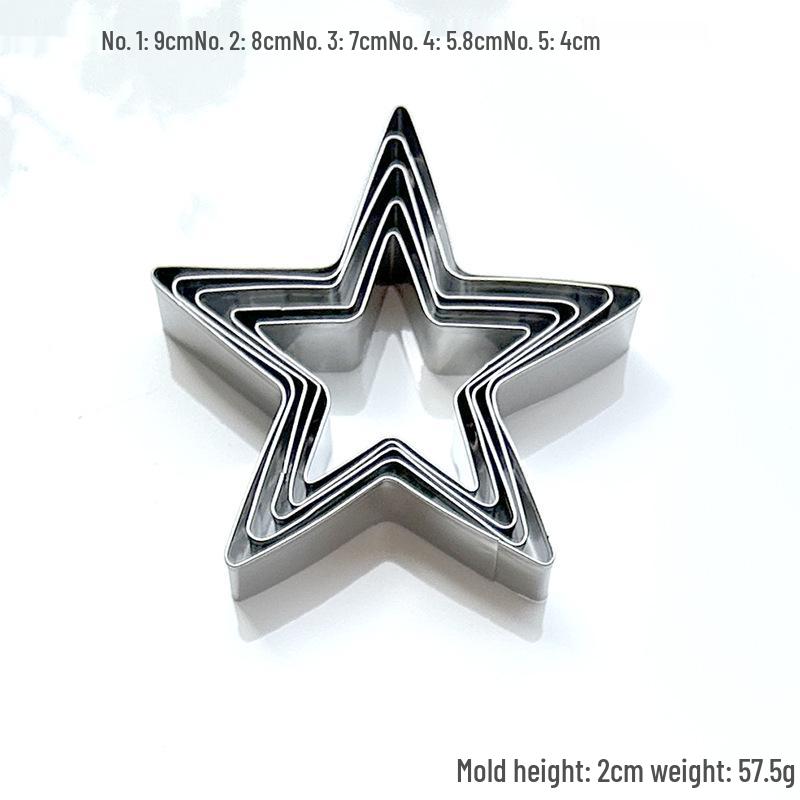 Stainless Steel Christmas Cookie Cutters: Snowflake, Tree, and Gingerbread Man