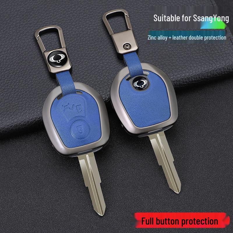 SsangYong Actyon Rexton W Kyron Metal Car Key Cover