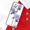 Iris Purple Flower Watercolor Cover For Xiaomi 14 Ultra 15 13 11T 12T 13T 14T Pro POCO X7 Pro X3 X5 X6 M6 F5 F6 Pro Case