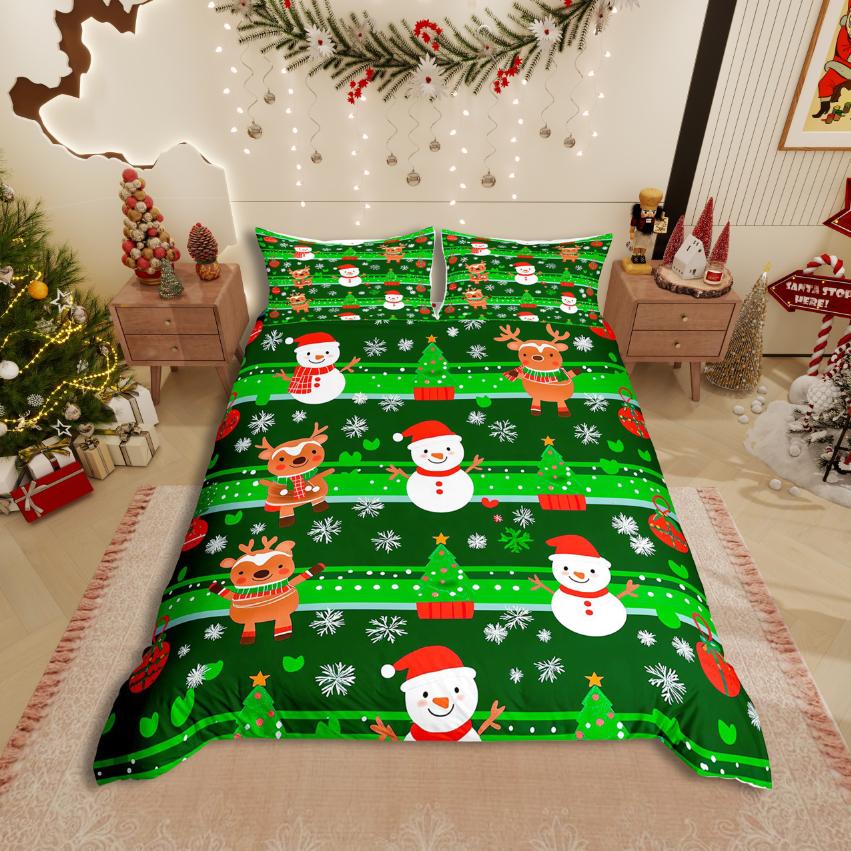 

Одеяло Homewish Фестиваль Merry Christmas Xmas Для Подростков Постельное Белье Sethappy Новый Год Декор Comforter (quilt)-EU Single(135*200cm)3pcs