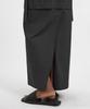 Youth Cargo Maxi Skirt - Charcoal Gray