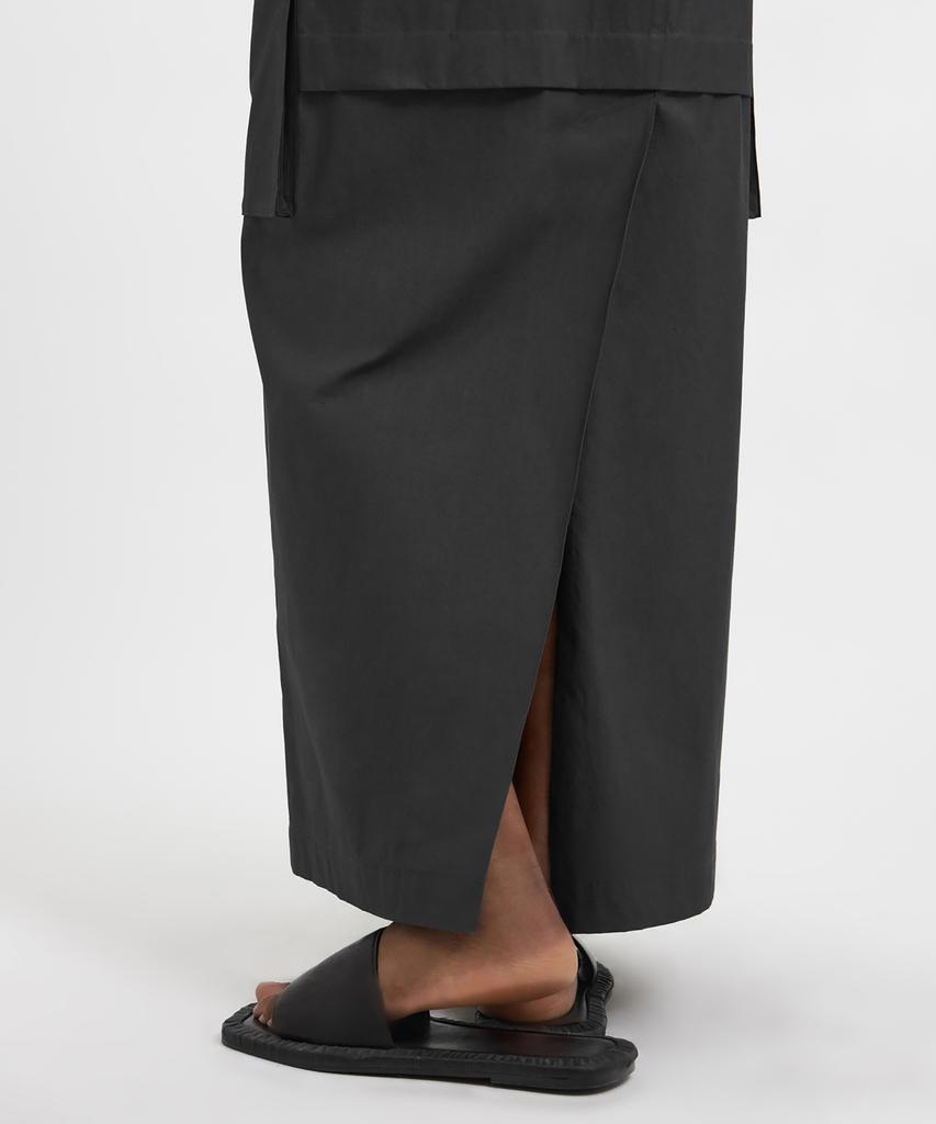 Youth Cargo Maxi Skirt - Charcoal Gray