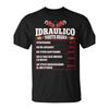 Funny Shirt for Plumbers with Italian Timetables And Plumbing Jokes - Heavy Machine Graphics, Key Design - Gift for Plumbers, Contractors, Workers -