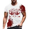 Men's 3D Print Halloween Horror Bloody T Shirt Casual Fashion Street Short Sleeve TShirt Mens Designer Clothes Woman Kid Tee Top