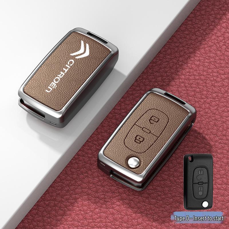 Car Key Cover & Buckle for Citroen C3XR, C4L, Tianyi, C5, C4 Sega, Elysee, C6 Models