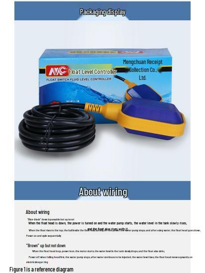 Automatic Water Level Controller Float Switch for Household Water Towers