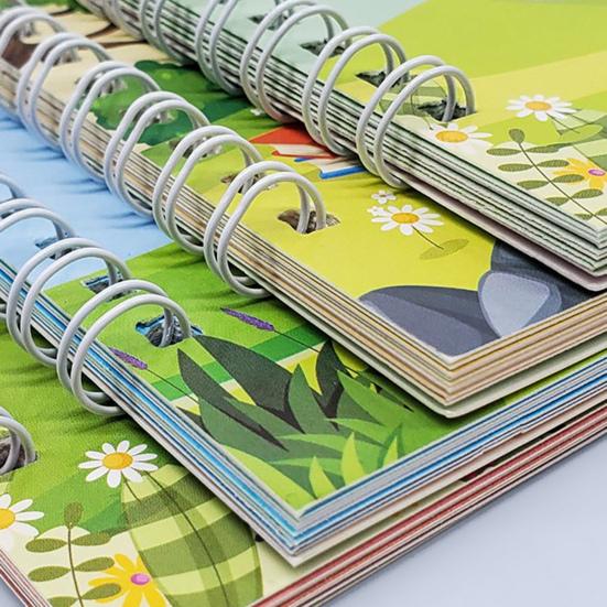 4Pcs Grooved Writing Practice Book with Pens Refills Pencil Gripper Reusable Kids Handwriting Practice Workbooks Alphabet Tracing Learning Book