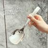 Stainless steel flat bottom spoon thickened spoon palace spoon with hotel restaurant spoon creative small spoon