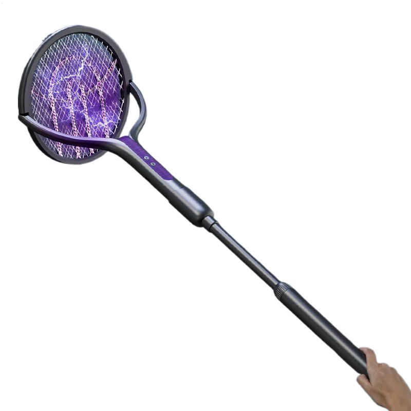 Pests Control Handheld Fly Swatter Electric Gnat Swatter With Rotating Head Outdoor Electric Swatter Home Living Room Bedroom China Mainland