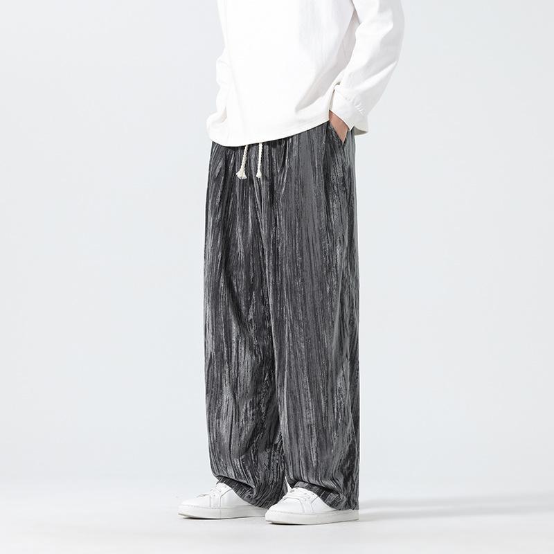 Новые повседневные брюки и свободные брюки Осень-Зима 2026 M серый