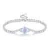 Crystal Bracelet [ Crystal* Exploding Rose] Niche Luxury Ins Atmosphere, Lovers’ Anniversary, Fashionable, Romantic O-Ba2605012