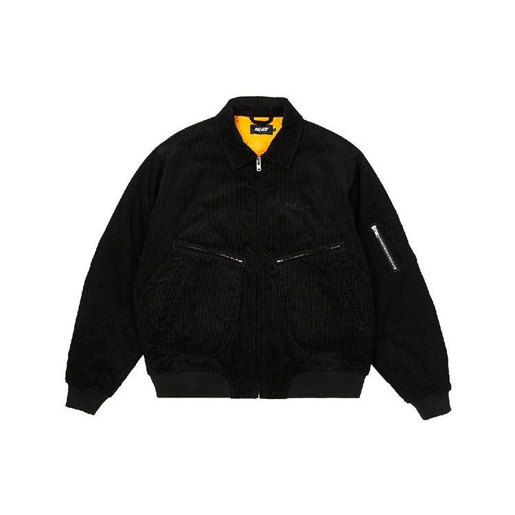 

Palace Cord MA-1 Black Men Outerwear P23JK001 L
