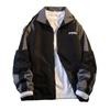 Men’s Autumn Korean Style Trendy Colorblock Baseball Jacket