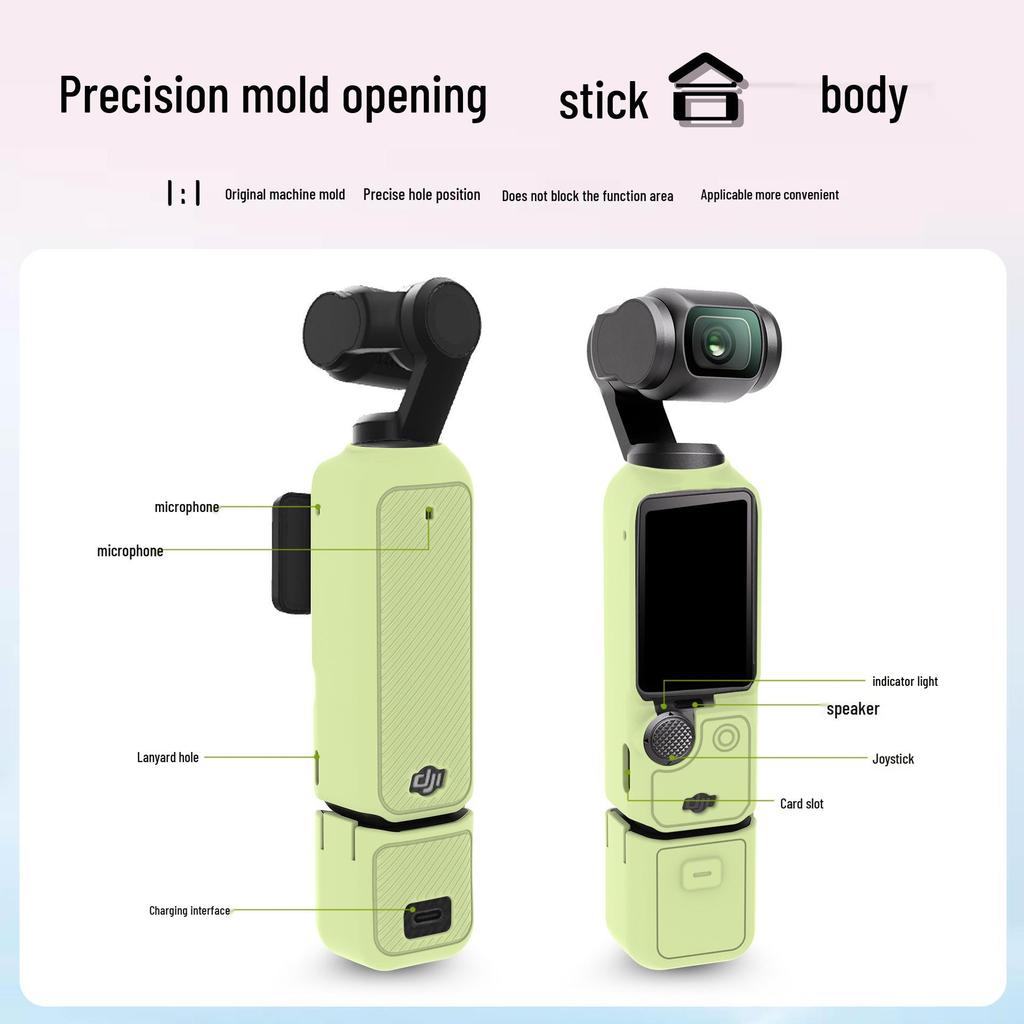 DJI Osmo Pocket 3 Silicone Protective Case for Gimbal and Camera Lens