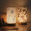 LED Fabric USB Desk Lamp Retro Butterfly Floral Bedside Night Light Bedroom Decor