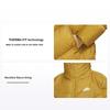 Therma-Fit Jednokolorowa Casualowa Kurtka Puchowa Damska Odzież Wierzchnia Brązowa FD8212-716