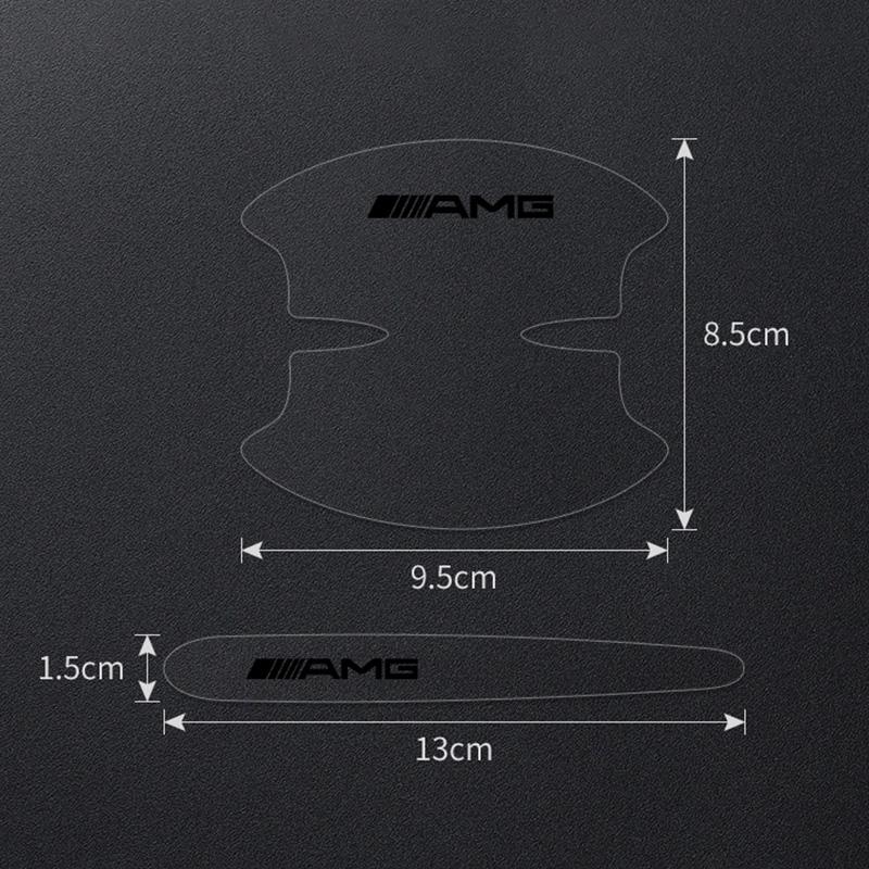 8Pcs TPU Car Door Handle Film Anti Scratch Stickers Decal For Mercedes Benz AMG GLE GLS CLA CLE GLC CLS GLA W223 W213 W206 W464 KUVWX1