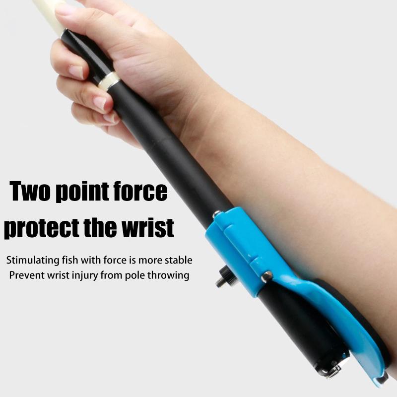 1/4Pcs Fishing Rod Rest Head Gripper Keep Fishing Rod Fishing Arm Drag Elbow Rest For Effort-Saving Rod Support