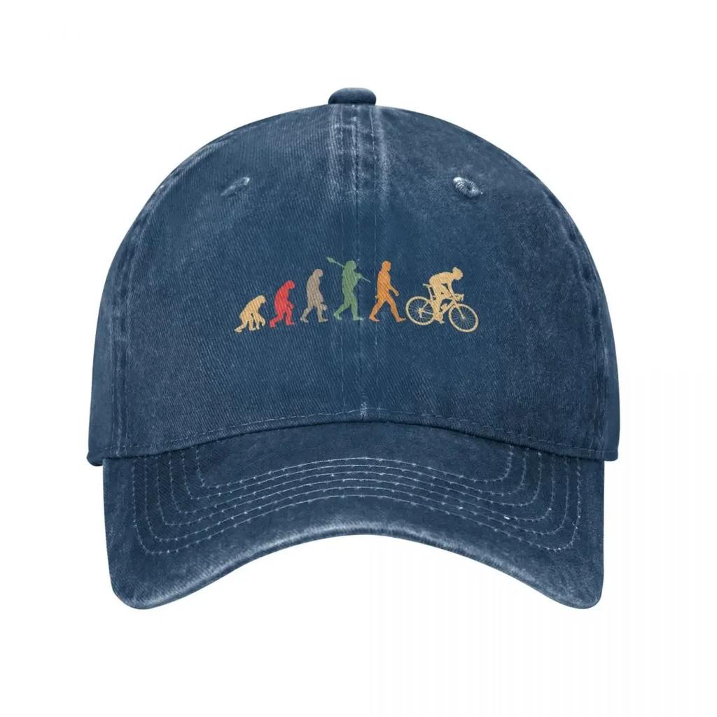 Cycling Evolution Vintage Baseball Cap Golf Wear Hat Beach Golf Hat Genuine Sailor Cap for Unisex Women Unisexs