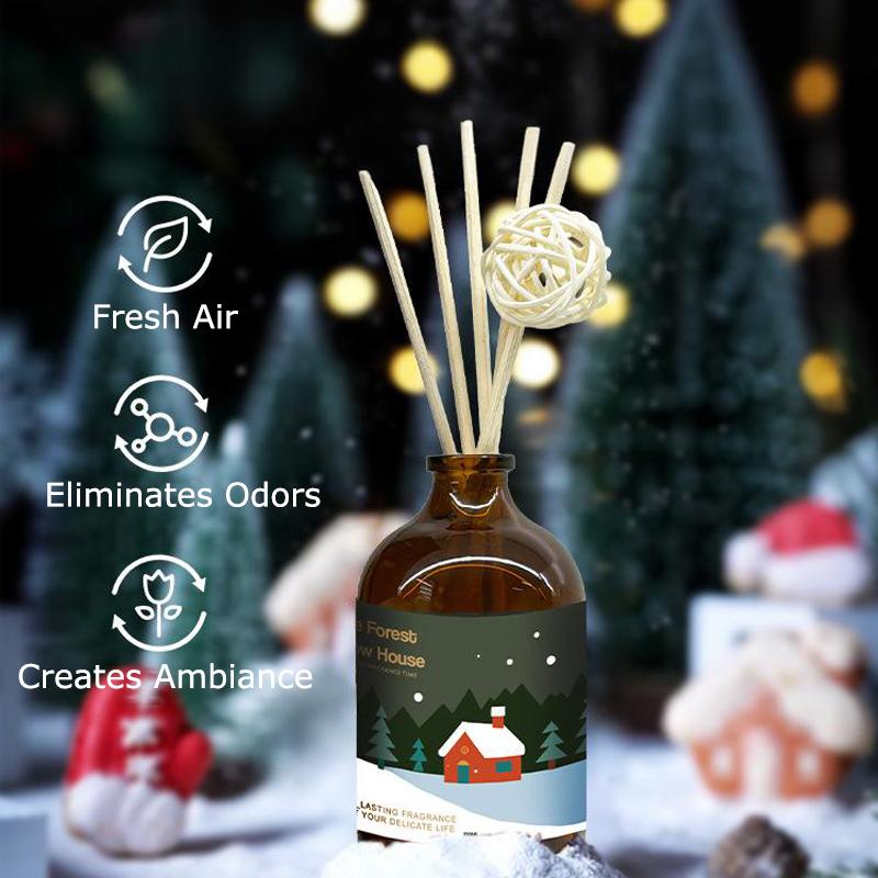 1PC Aromatherapy Long lasting Fragrance Indoor Flameless Home Glass Decorations Christmas Souvenirs Aromatherapy