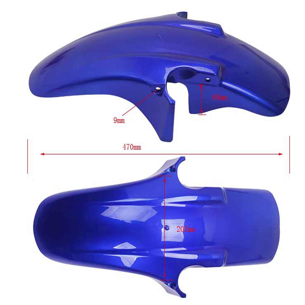 YUANYE Front Mudguard for Honda Hornet 250 Imitation Carbon Fiber Pattern CB250,