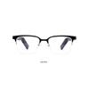Smart Touch AI Bluetooth Glasses with Metal Frame and Thin Legs for Calls and Music.