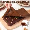 Chocolate Bar Mold Silicone, Large Filling Dubai Pistachio Deep Bar Mold Kit 1-inch Thick Large Package, Ideal for Making Homema