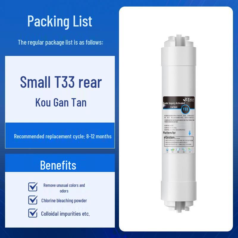 10-Inch Quick Connect Five-Stage Ultrafiltration Water Purifier Filter Cartridge for Kitchen & Home