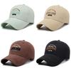 Classic Baseball Cap With Embroidered Letters For Outdoor Sun Protection