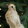 Realistic Simulated White Bird Pendant Artificial Christmas Tree Decoration  Holiday Festival Decor