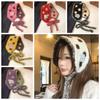 Double Side Wool Strappy Earmuffs Polka Dot Bandage Earlap Trendy Knitted Ear Warmer  Daily