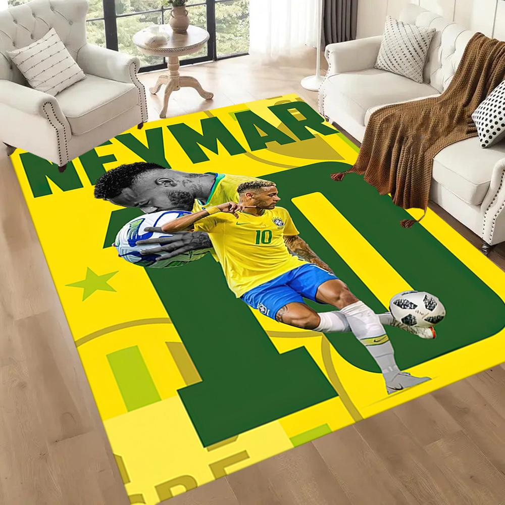 Quadratische Teppiche mit brasilianischen Fußballstars sind eine großartige Wahl für Wohnzimmer, Schlafzimmer, Heimdekoration und als Geschenke.