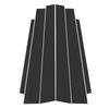 For Mercedes Benz E Class W210 S210 1995-2002 B/C Pillar Stickers - PC Window Decorative Trim for Middle Pillar,Car Accessories